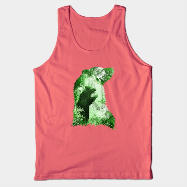 Evergreen Bear Tank Top by DVerissimo